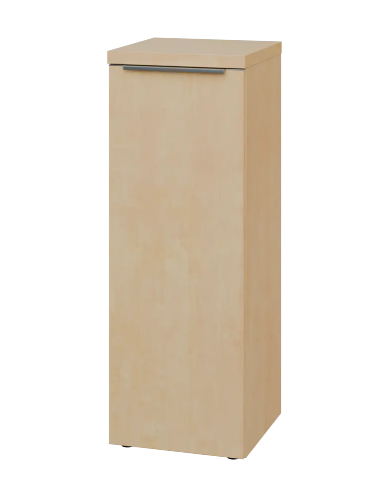 SIN 3 - 4D kancelářská skříň, 1-dveřová, levá, 1120x400x400, bříza světlá